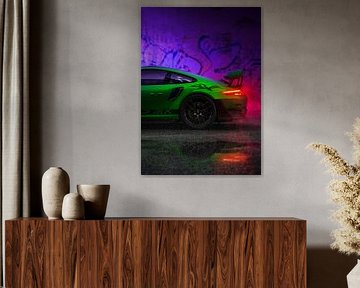 Green Jungle Porsche 911 by John Dan