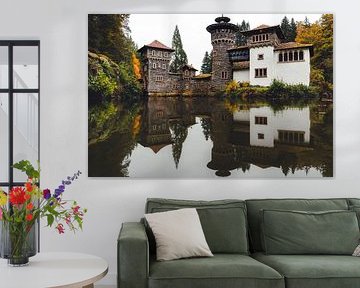 château au bord du lac sur Yorick De Wilde