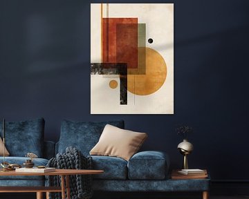 Vintage Rhythm - Abstrakte Formen aus der Mitte des Jahrhunderts