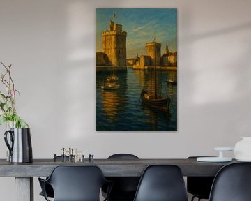 La Rochelle Serenity - Les tours du port au coucher du soleil sur Travel Shop