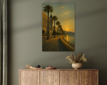 Cannes at Sunset – Mediterranean Elegance in Golden Light by Travel Shop