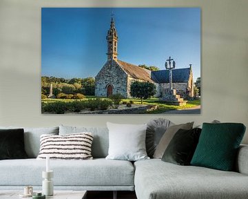 Chapelle Saint-Jean in the village of Saint-Nic, Brittany by Christian Müringer
