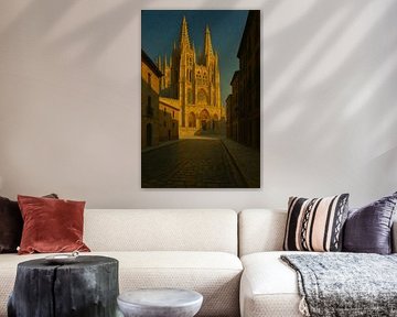 Burgos in Tranquil Silence – Gothic Cathedral in Evening Light by Travel Shop
