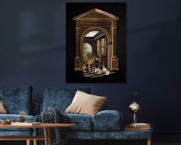 Classic Art in 3D (with dogs) von Marja van den Hurk