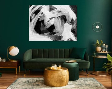 Strokes 28 | Expressionnisme noir et blanc