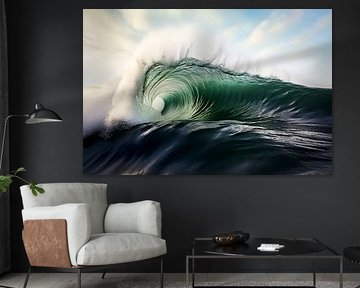 Oceanic - Emerald Surge by Philippe HUGONNARD