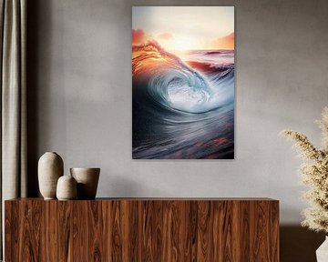 Oceanic - Sunset Veil by Philippe HUGONNARD