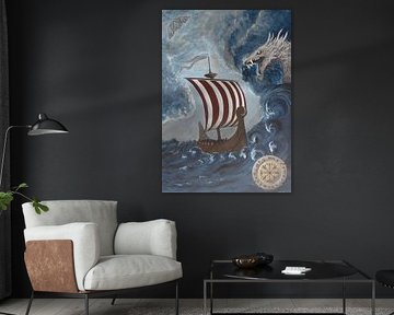 Tableau viking - Le chemin est le but