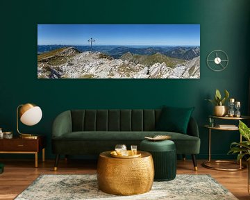 Summit view from the Big Thumb into the Illertal by Walter G. Allgöwer