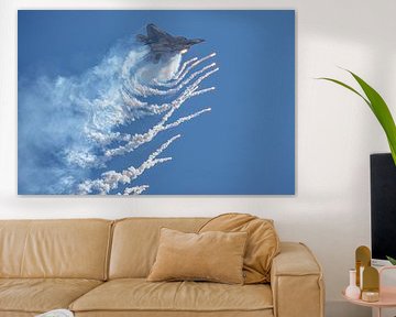 U.S. Air Force Lockheed Martin F-22 Raptor Demo Team.