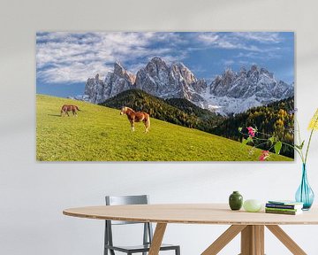 Idyllic Villnöss Valley in South Tyrol by Achim Thomae Photography