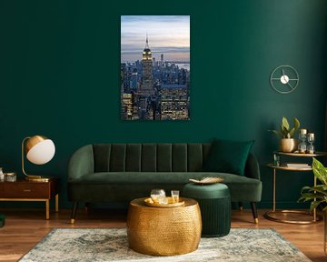 Empire State Building and Manhattan skyline by Tim Vlielander