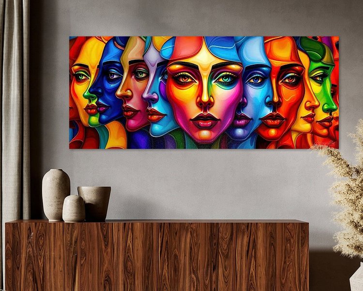 Example of the artwork in a room