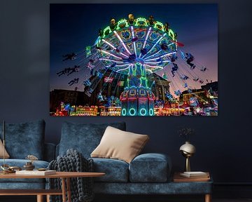 Kermis in Groningen van Evert Jan Luchies