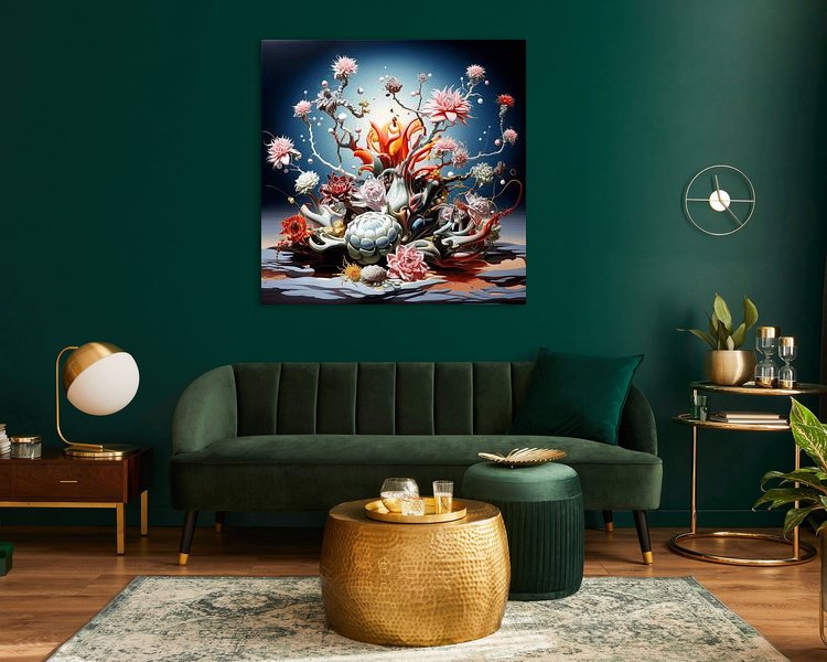 Example of the artwork in a room