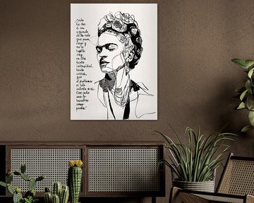 Mexikanische Ikone - Linienkunst von Cats & Dotz