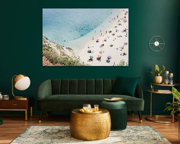 Beach life in southern Italy