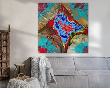 Abstract Acrylic Pouring sur Mario Hoesel