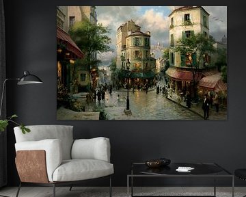 Het gouden licht van Montmartre van Skyfall