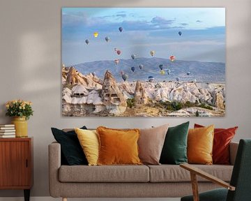 Des montgolfières au-dessus d'Uchisar sur Tilo Grellmann
