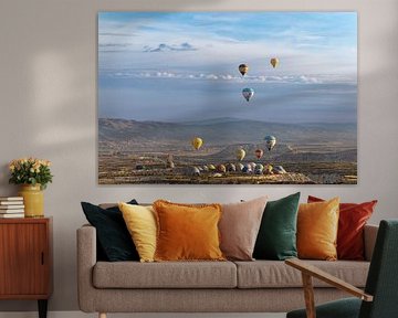 Ballons à air chaud multicolores sur Tilo Grellmann