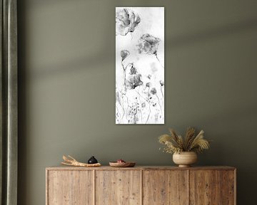 Mohn in dezenter Eleganz von Claudia Gründler