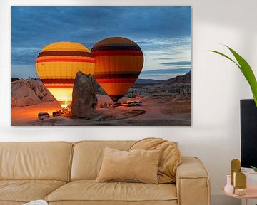 Ballon de feu avant le décollage sur Tilo Grellmann