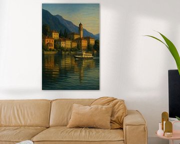 Bellagio im goldenen Licht - Ruhe am Comer See von Travel Shop