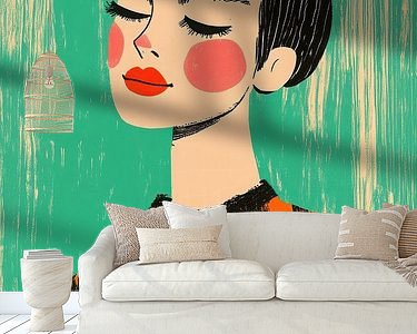 Example of the artwork in a room