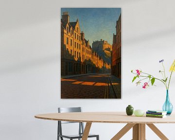 Soirée Golden Edinburgh - L'ombre du château sur Travel Shop