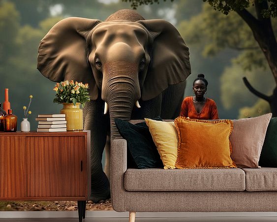 Example of the artwork in a room