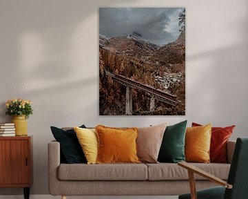 Matterhorn Railway and Zermatt in autumn by Fabiroams