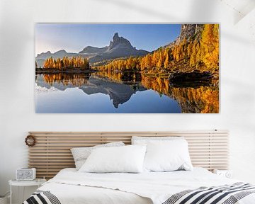 Automne au lac de Federa dans les Dolomites sur Achim Thomae Photography