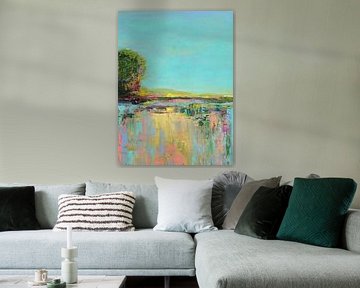 Landschaft - Morgen am See von Marina Kozyr