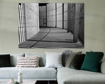 Lichtspiel in der Versöhnungskirche an der Berliner Mauer