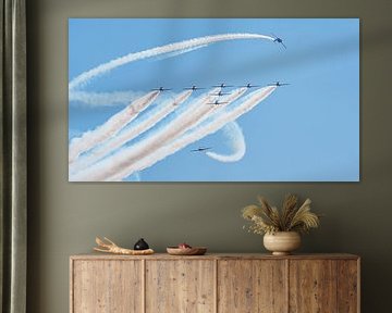 Les Snowbirds des Forces armées canadiennes. sur Jaap van den Berg