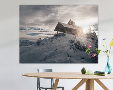 Hochfelln Chapel, Chiemgauer Alps by Tobias Wartenberg
