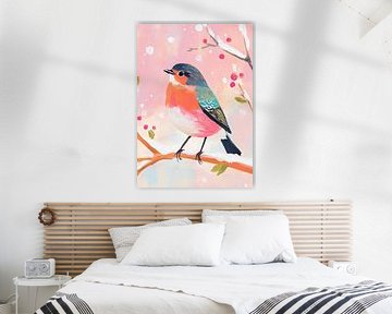 Christmas Bird | Bird Art by Wonderful Art