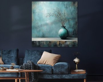 Vase à fleurs | Vase rustique à fleurs sur Caprices d'Art