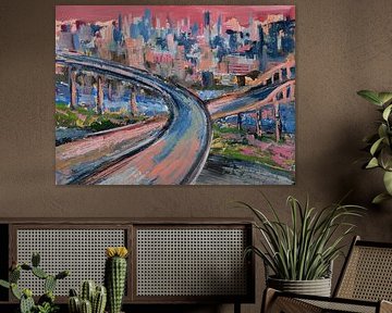 Route de la ville sur ART Eva Maria