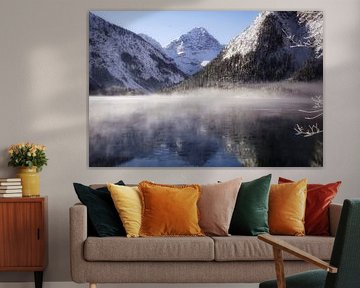 Plansee Bergsee im Winter