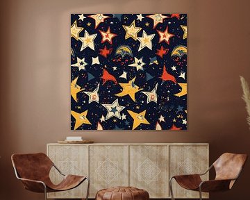 Étoiles rétro sur Vythryd Arts