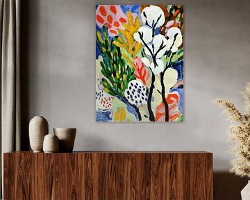 Abstrakte Wiese von Cats & Dotz