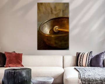 Bol chantant dans les tons de terre sur Paula Ketz