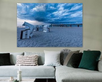Pier in the Baltic seaside resort of Zingst on the Baltic Sea by Werner Dieterich