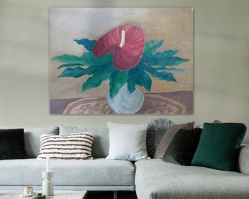 Nature morte avec anthurium