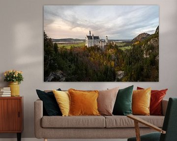 Schloss Neuschwanstein im Herbst von Raoul Baart