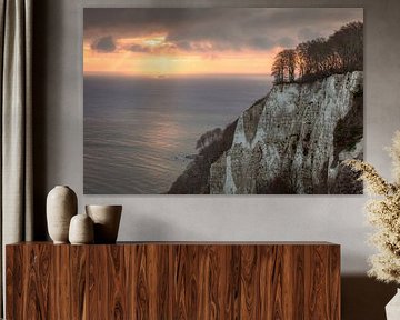 Roches de craie | Vue de Victoria | Rügen sur Kristian Goretzki