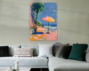 Kleurrijke strandimpressie van Niklas Maximilian