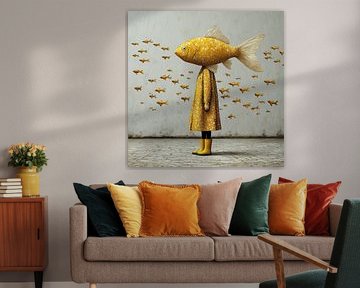 Goldener Fluss von Mirjam Duizendstra